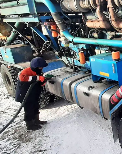 Доставка топлива и заправка техники на месте